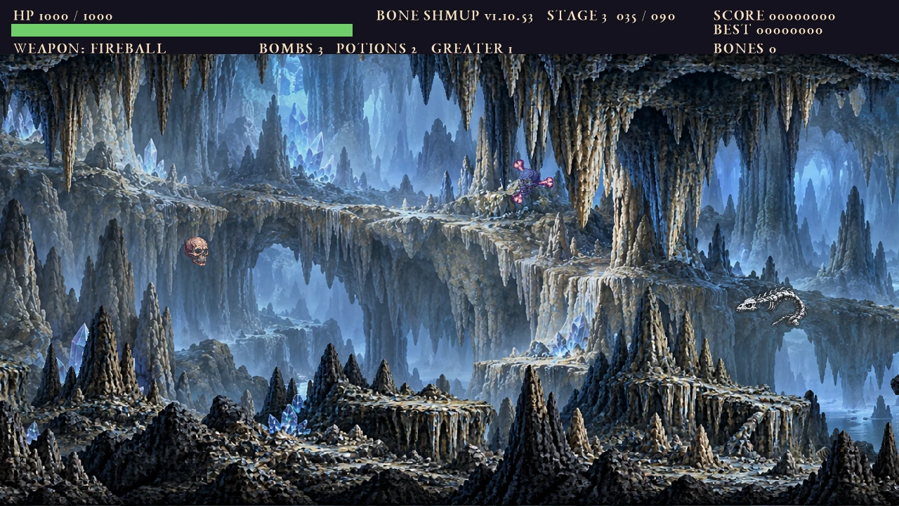 Screenshot of BONE SHMUP