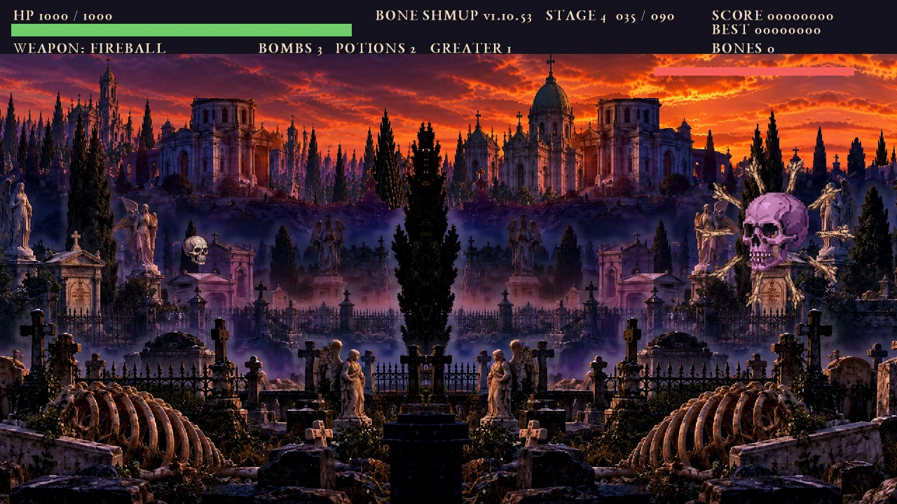 Screenshot of BONE SHMUP