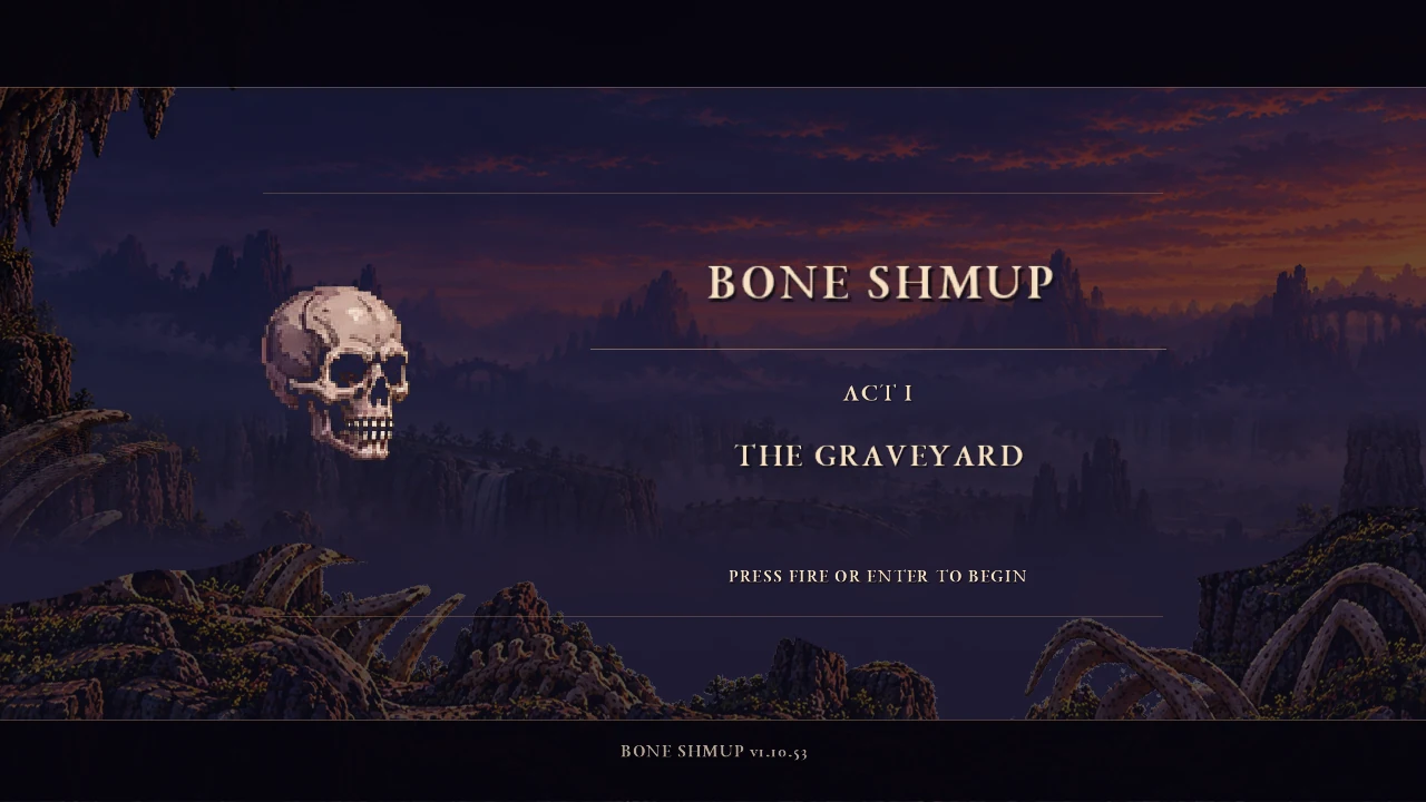 Screenshot of BONE SHMUP
