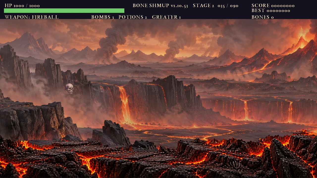 Screenshot of BONE SHMUP
